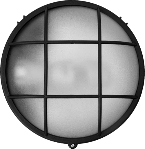 GRF314 BULKHEAD LAMP 1XE27 IP44 BLACK
