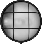 GRF314 BULKHEAD LAMP 1XE27 IP44 BLACK