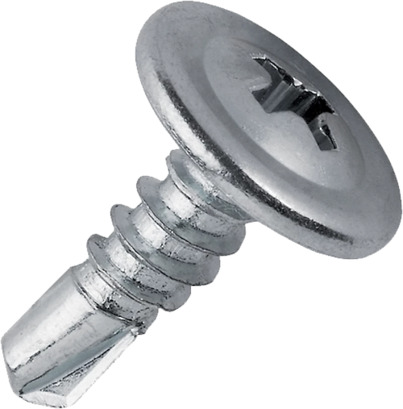 SELF DRILLING SCREW WITH TRUSS WASHER HEAD PH2 4.2x19mm