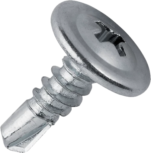 SELF DRILLING SCREW WITH TRUSS WASHER HEAD PH2 4.2x19mm
