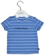 Nautica Des.11 T-Shirt  Jersey Organic Μπλε Ριγέ  68cm  3-6m
