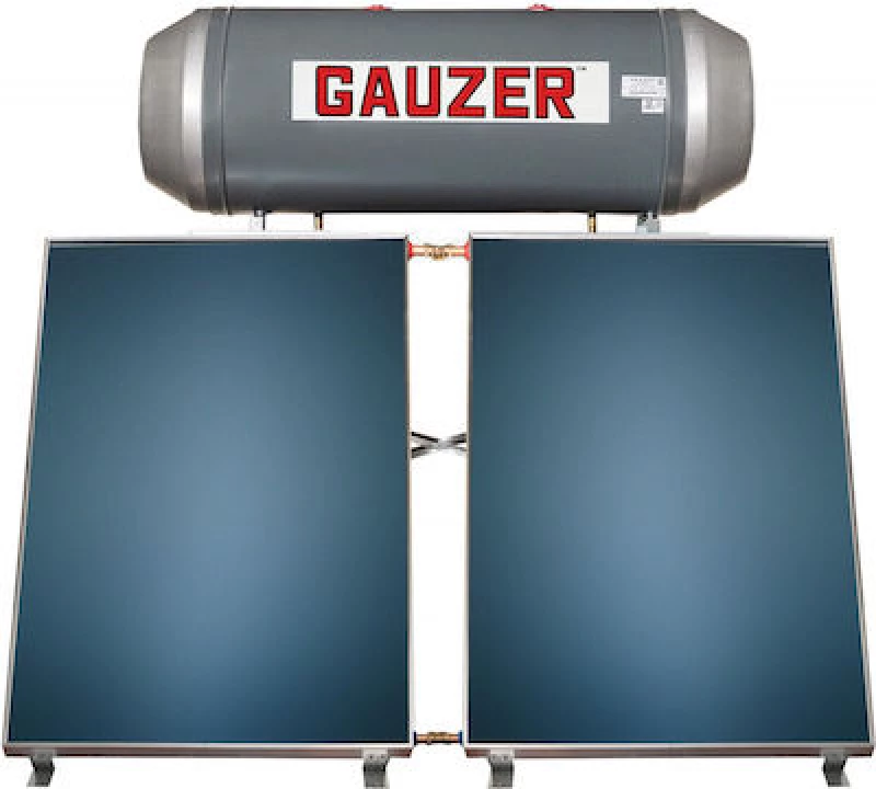 Gauzer Optima Max S Ηλιακός Θερμοσίφωνας 200lt Glass Τριπλής Ενέργειας Αντλίας Θερμότητας 3τ.μ. Επιλεκτικός