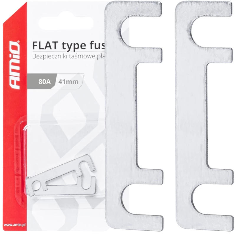 ΑΣΦΑΛΕΙΕΣ FLAT 41mm 80A AMIO - 2 Τεμ.