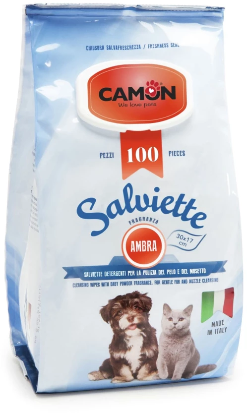 CAMON SALVIETTE AMBER ΜΑΝΤΗΛΑΚΙΑ ΚΑΘΑΡΙΣΜΟΥ MEGA PACK 100τεμ