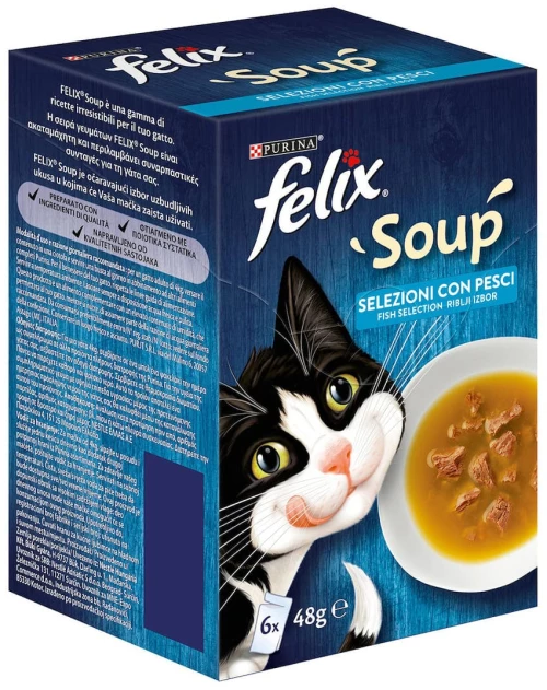 FELIX SOUP ΜΠΑΚΑΛΙΑΡΟ, ΤΟΝΟ, ΓΛΩΣΣΑ 6Χ48GR