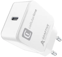 CELLULAR LINE 434747 Φορτιστής Σπιτιού με Θύρα Type-C 15W Λευκός