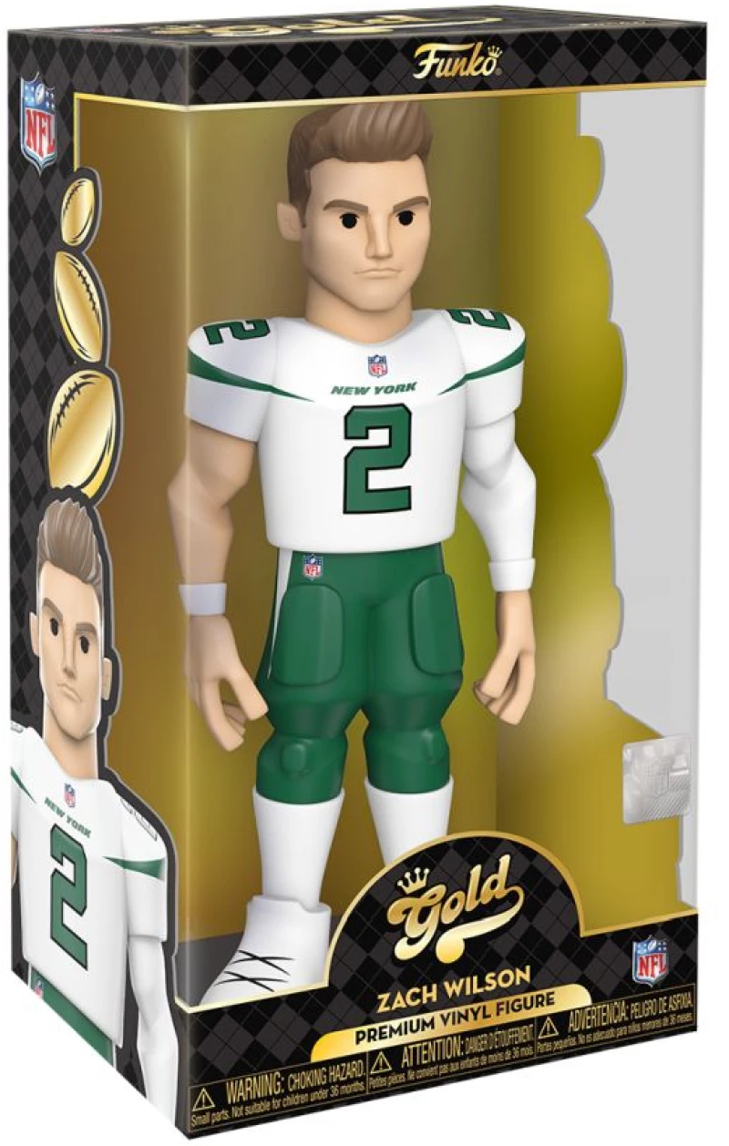 Funko Gold NFL: NY Jets - Zach Wilson* Premium Vinyl Figure (12)