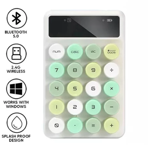 ALCATROZ NUMERIC PAD JELLYBEAN NUM A3 CRAYON GREEN