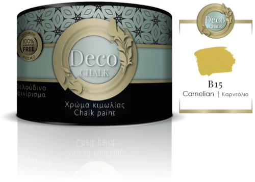 Χρώμα κιμωλίας νερού Deco Chalk Paint 375ml - B15 Καρνεόλιο