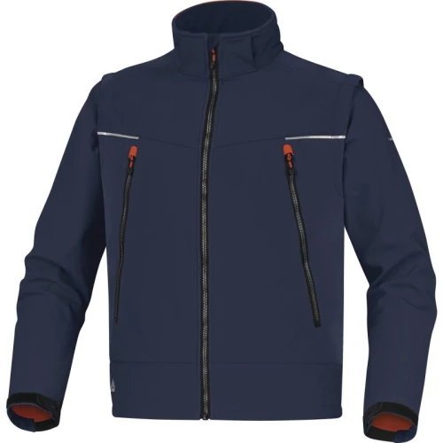 Σακάκι εργασίας ισχυρού ψύχους μπλε - μαρίν softshell Orsa Delta Plus