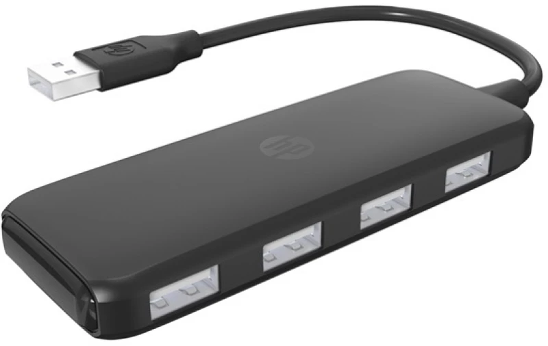 USB (2.0) hub 4-port, DHC-CT110C, black, Hewlett-Packard