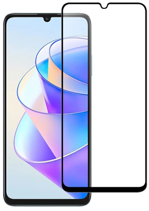 Silk Screen Full Screen Tempered Glass Screen Protector for Honor X7a