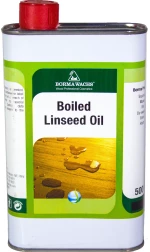 Βρασμένο λινέλαιο διάφανο ματ Borma Wachs Boiled Linseed Oil 500ml