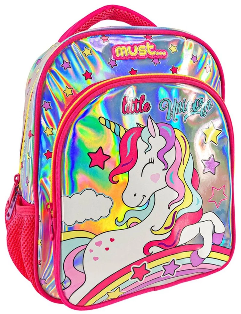 Τσάντα Πλάτης Νηπίου Must 27x10x31 2 Θήκες Little Unicorn