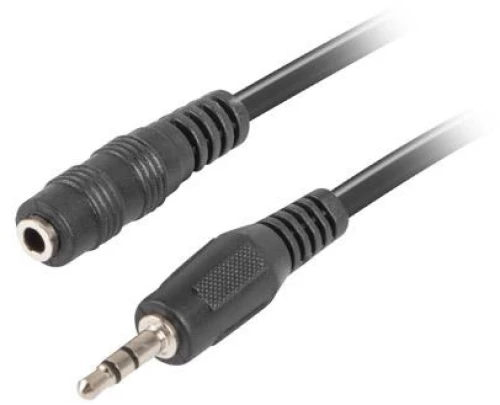 Lanberg CA-MJFJ-10CC-0050-BK audio cable 5m 3.5mm Black