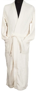 Μπουρνούζι CORAL FLEECE Line Polyester 100% με γιακά 430gr/m2 - LARGE Le Blanc