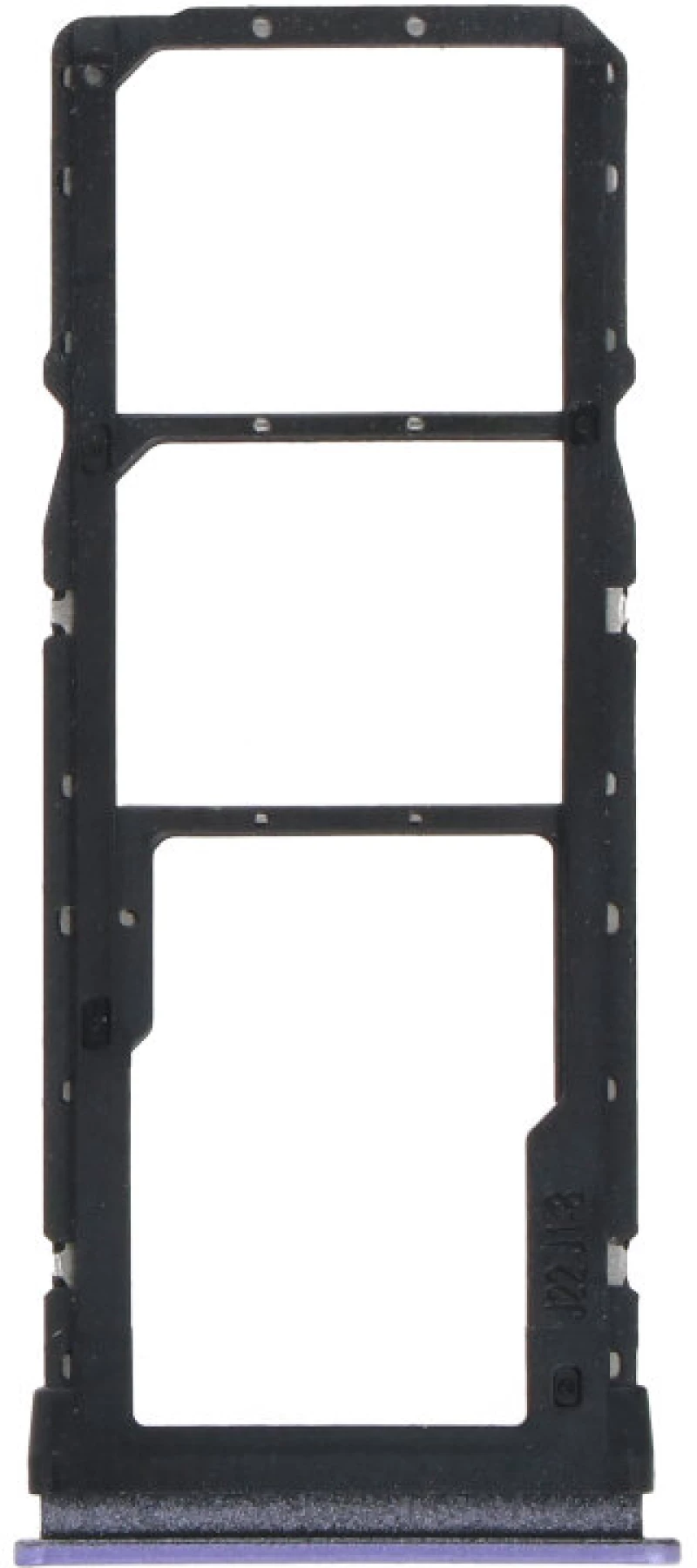 SIM Card Tray for Xiaomi Redmi Note 9T Dual Card Version Purple