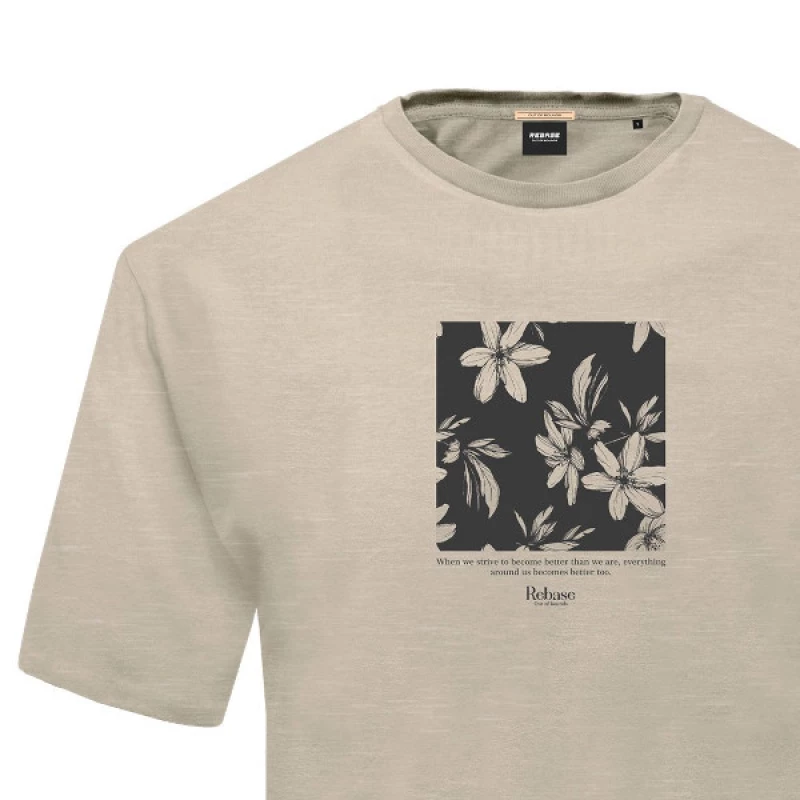REBASE T-SHIRT (231.RTS.033 STONE)