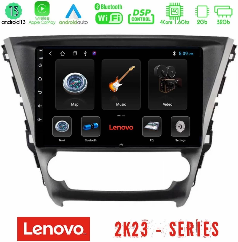 Lenovo Car Pad Toyota Avensis 2015-2018 4Core Android 13 2+32GB Navigation Multimedia Tablet 9" U-LEN-TY1319