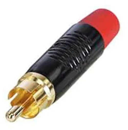 REAN RF2C-B-2 RCA ΑΡΣΕΝΙΚΟ ΕΠΙΧΡ.ΕΠΑΦΕΣ ΚΟΚΚΙΝΟ ΒΟΟΤ ΜΑΥΡΟ SHELL