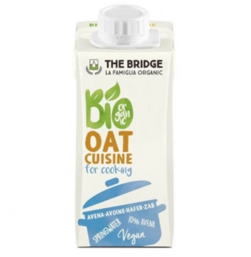 Βιολογική Κρέμα Μαγειρικής από Βρώμη 200ml  The Bridge 10758