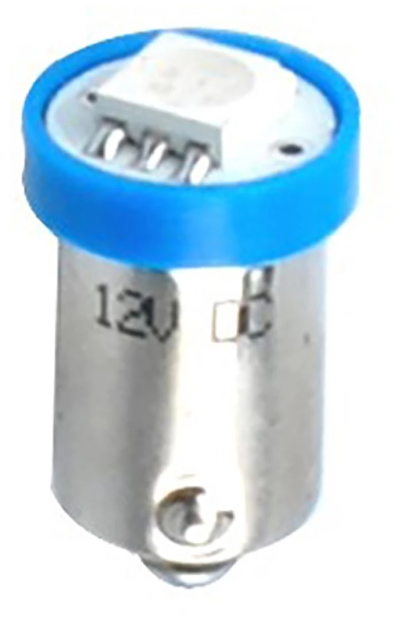 T4W 12V 0,24W BA9s (ΜΙΝΙΟΝ) LED 1xSMD5050 ΜΠΛΕ 1ΤΕΜ. L008B/MT