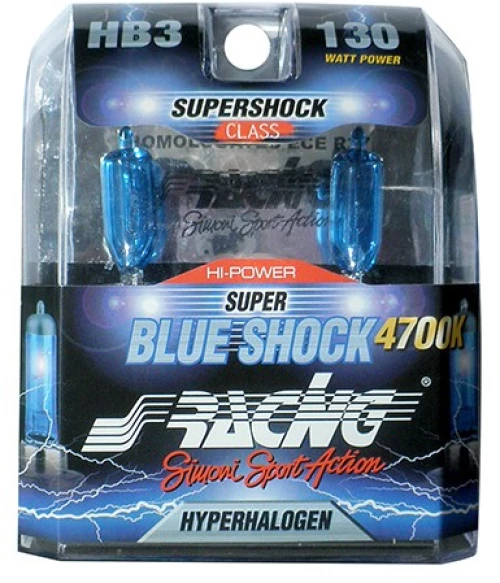 HB3 12V/65W 130" 4.700K SUPER BLUE SHOCK SRSBB3