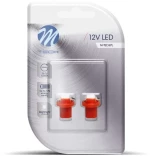 BAX 12V B8,5d 0,24W LED 1xSMD5050 ΚΟΚΚΙΝΟ BLISTER 2ΤΕΜ. M-TECH LB092R/MT
