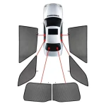 RENAULT CAPTUR 5D 2013+ ΚΟΥΡΤΙΝΑΚΙΑ ΜΑΡΚΕ CAR SHADES - 6 ΤΕΜ. PVC.REN-CAPT-5-A