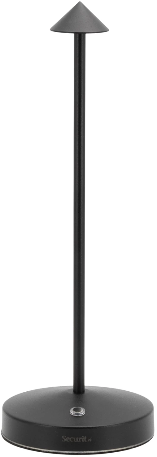 Επιτραπέζιο Φωτιστικό ArteLibre LED Φορητό ANGELINA Μαύρο Αλουμίνιο/Μέταλλο 10.5x10.5x30cm