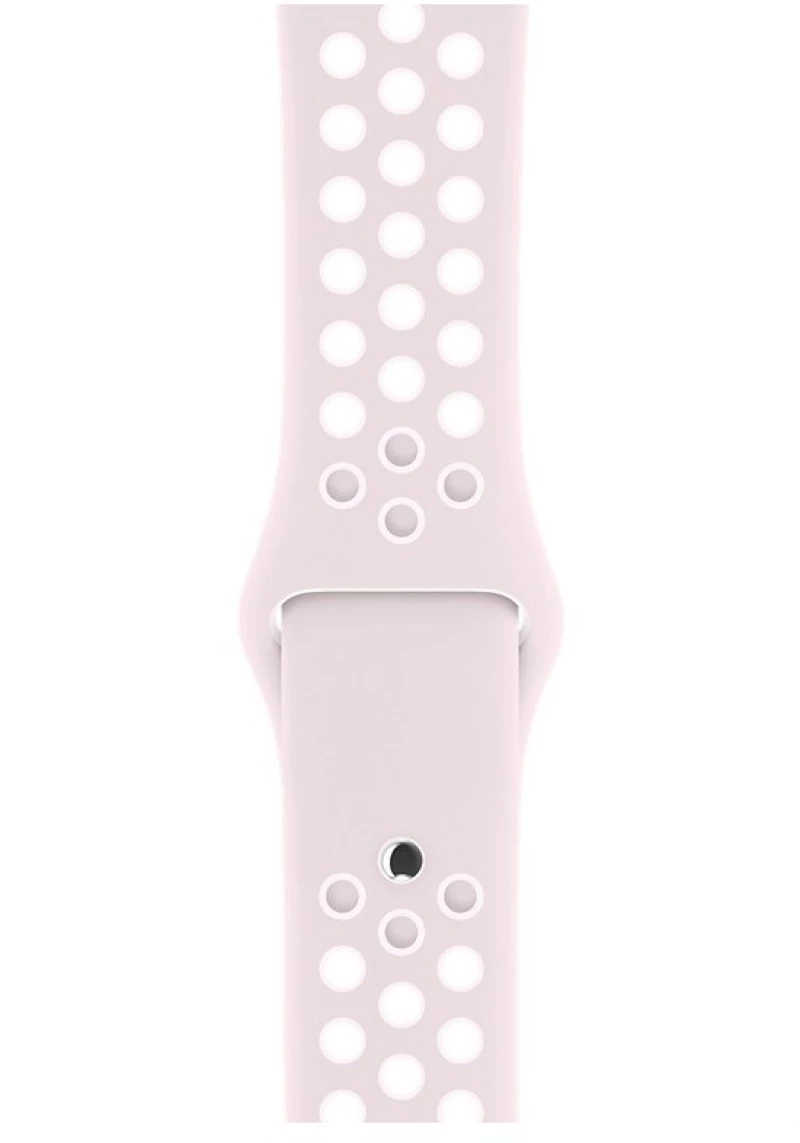 OEM SILICONE BAND FOR APPLE WATCH 38-40-41MM (WHITE/PINK) 111.0203
