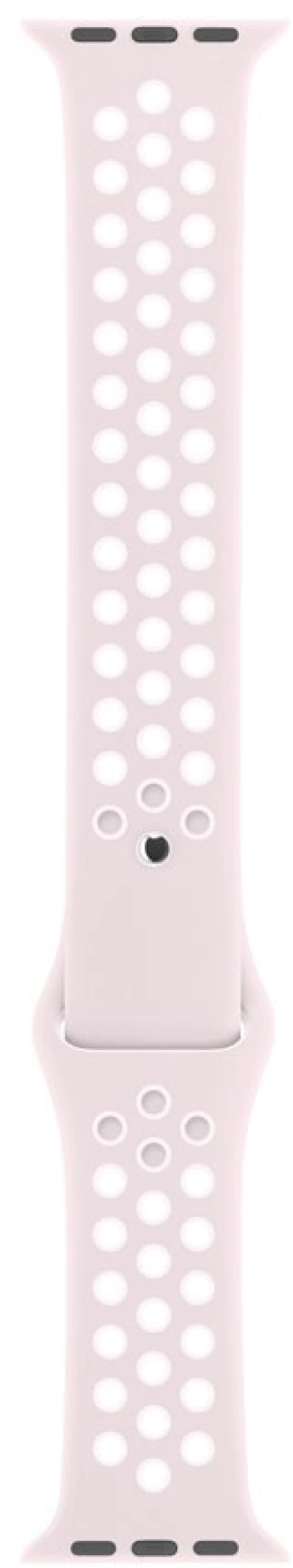 OEM SILICONE BAND FOR APPLE WATCH 38-40-41MM (WHITE/PINK) 111.0203