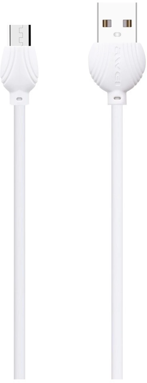 AWEI REGULAR USB TO MICRO-USB  FAST DATA CABLE 1000MM CL-61_ΑΣΠΡΟ