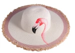 ΧΕΙΡΟΠΟΙΗΤΟ ΖΩΓΡΑΦΙΣΤΟ ΜΠΕΖ ΚΑΠΕΛΟ FLAMINGO 741_ΜΠΕΖ