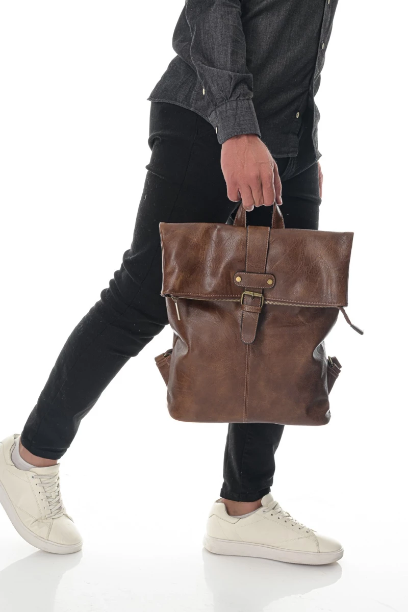 ΤΣΑΝΤΑ ΠΛΑΤΗΣ UNISEX 23878_Camel