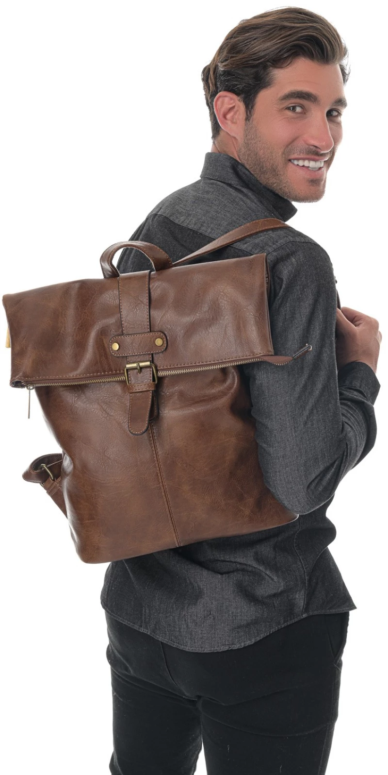 ΤΣΑΝΤΑ ΠΛΑΤΗΣ UNISEX 23878_Camel