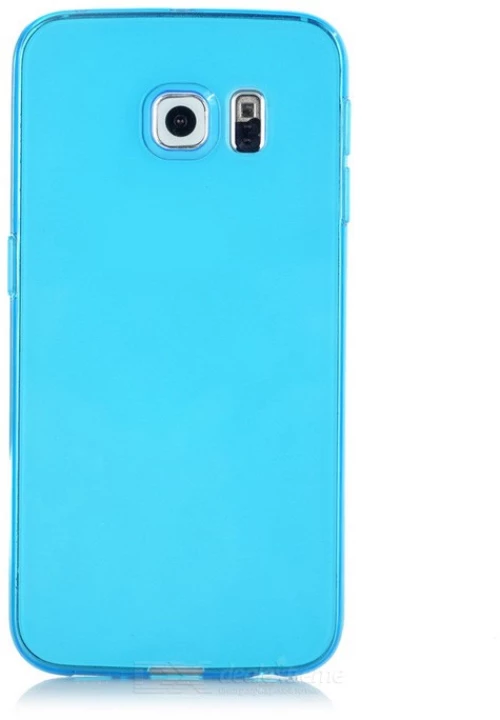 TPU BACK CASE ΓΙΑ SAMSUNG GALAXY S6 EDGE TP631 LIGHT BLUE
