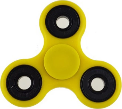 FIDGET SPINNER 3 LEAVES PLASTIC 3 MINUTES 900.008_ΚΙΤΡΙΝΟ