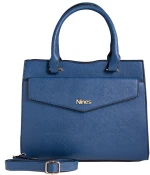NINES Σετ 2 τεμαχίων Τσάντα χειρός και Χιαστί 196620L9+ ΔΩΡΟ Nécessaire_ΜΠΛΕ NAVY