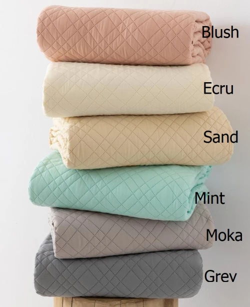 Κουβέρλί Μονό (160x240) Pitha Moka microfiber Palamaiki