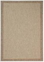 Χαλί μηχανής Ψάθα Ethnik 202822c Brown Caramel Beige New Plan 70x140