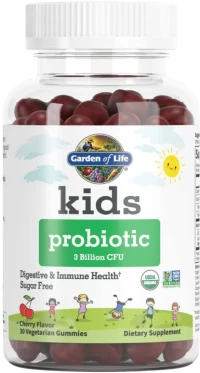 Garden Of Life Kids Probiotic 3 Billion CFU | Digestive & Immune Health [30 Τσίχλες] Κεράσι