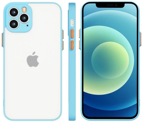 Milky Case Silicone Flexible Translucent Case for Xiaomi Redmi 9T Blue