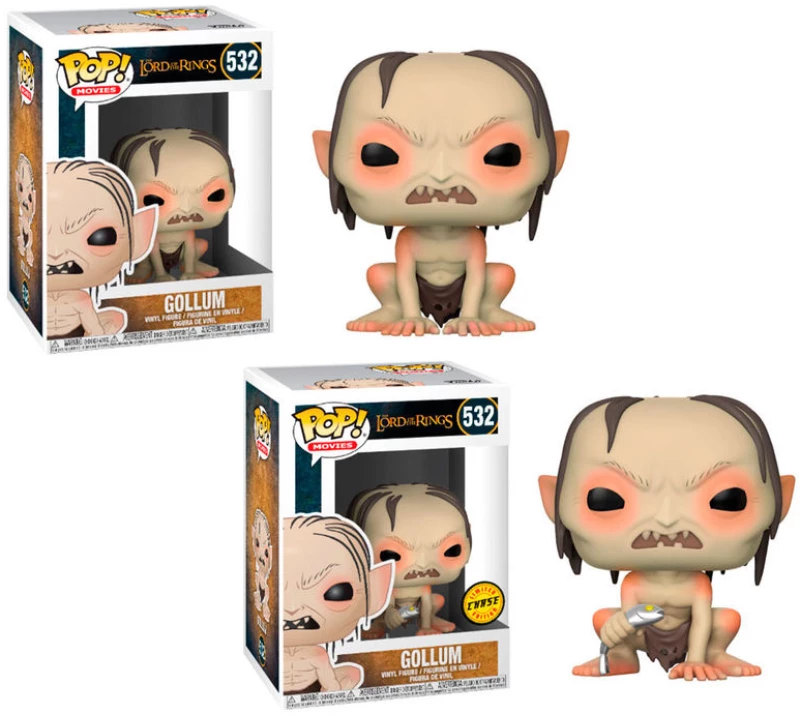 POP figure Lord of the Rings Gollum 5 + 1 pcs Chase