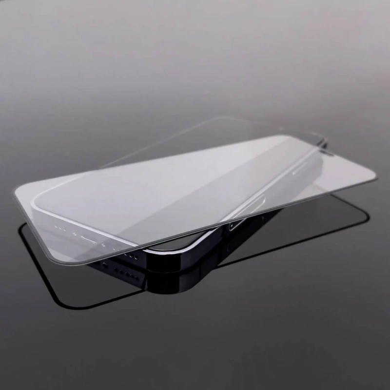 Wozinsky Super Tough Full Glue Tempered Glass Full Screen With Frame Case Friendly OnePlus Nord 2 5G Black