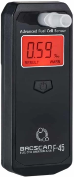 BACscan F-45 alcohol tester 0 - 4% Black
