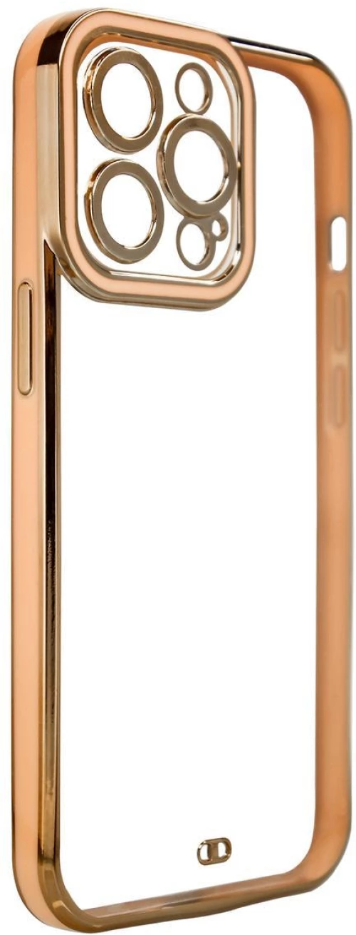 Fashion Case Case for Samsung Galaxy A12 5G Gold Frame Gel Cover Gold