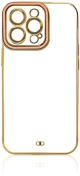 Fashion Case Case for Samsung Galaxy A12 5G Gold Frame Gel Cover Gold