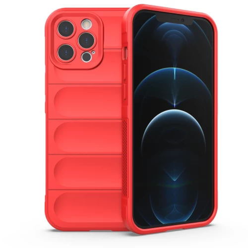 Magic Shield Case case for iPhone 12 Pro Max flexible armored cover red