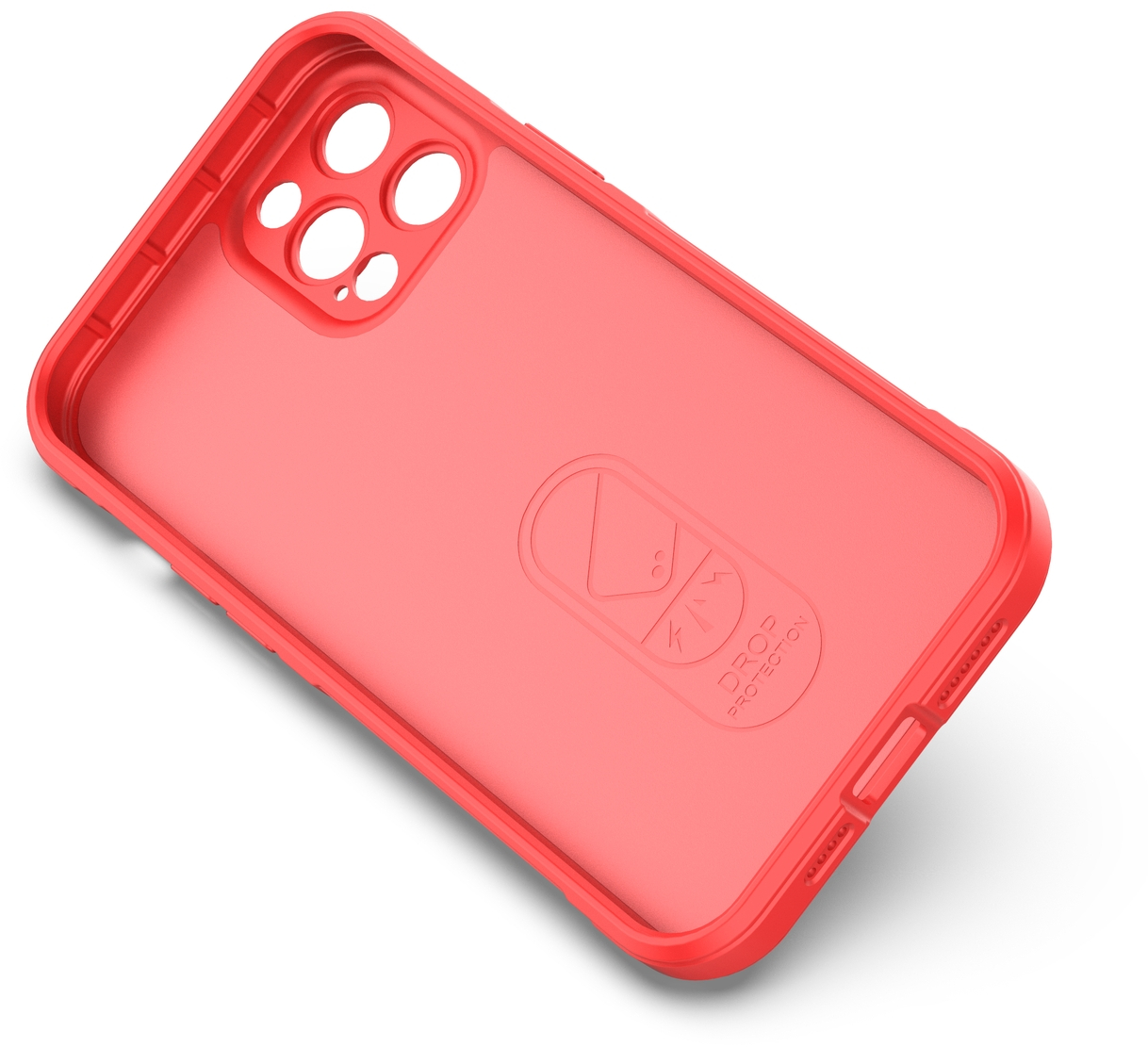 Magic Shield Case case for iPhone 12 Pro Max flexible armored cover red